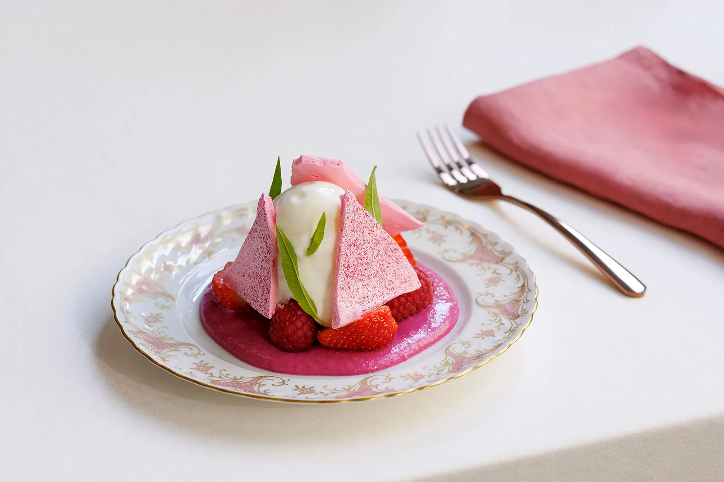 Nachtisch im Fine Dining Restaurant Chesa Rössli: Mole Rosa